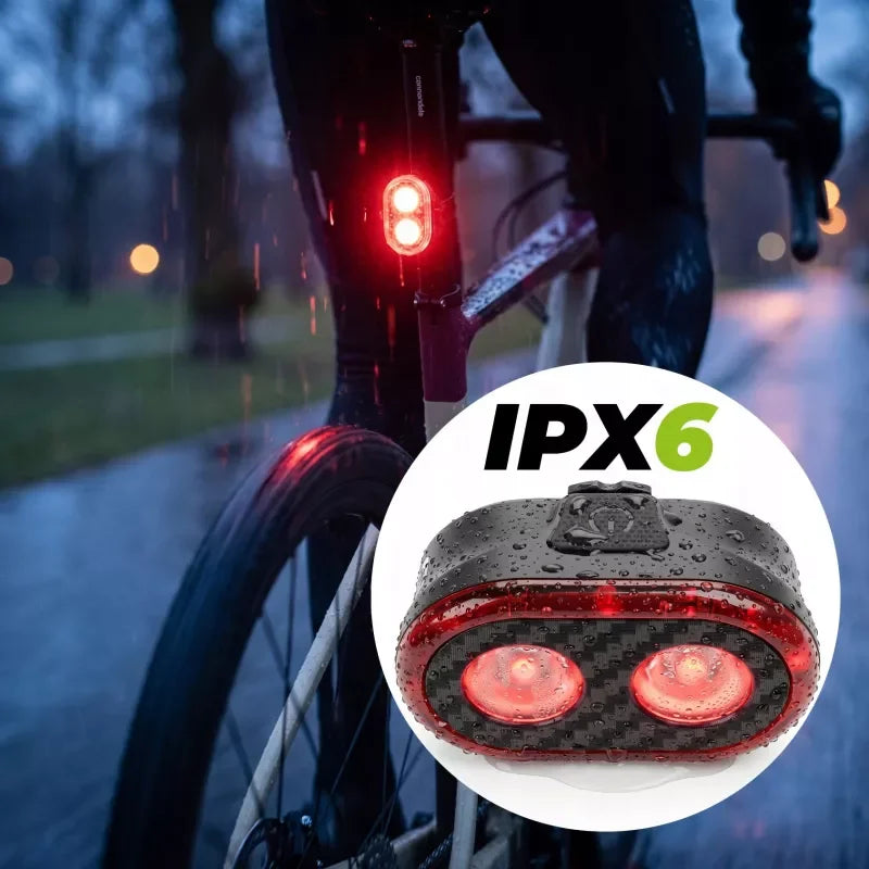 Rear Bike Light 700mAh 200lm Brake IPX6 VAR200 VAYOX - view 12