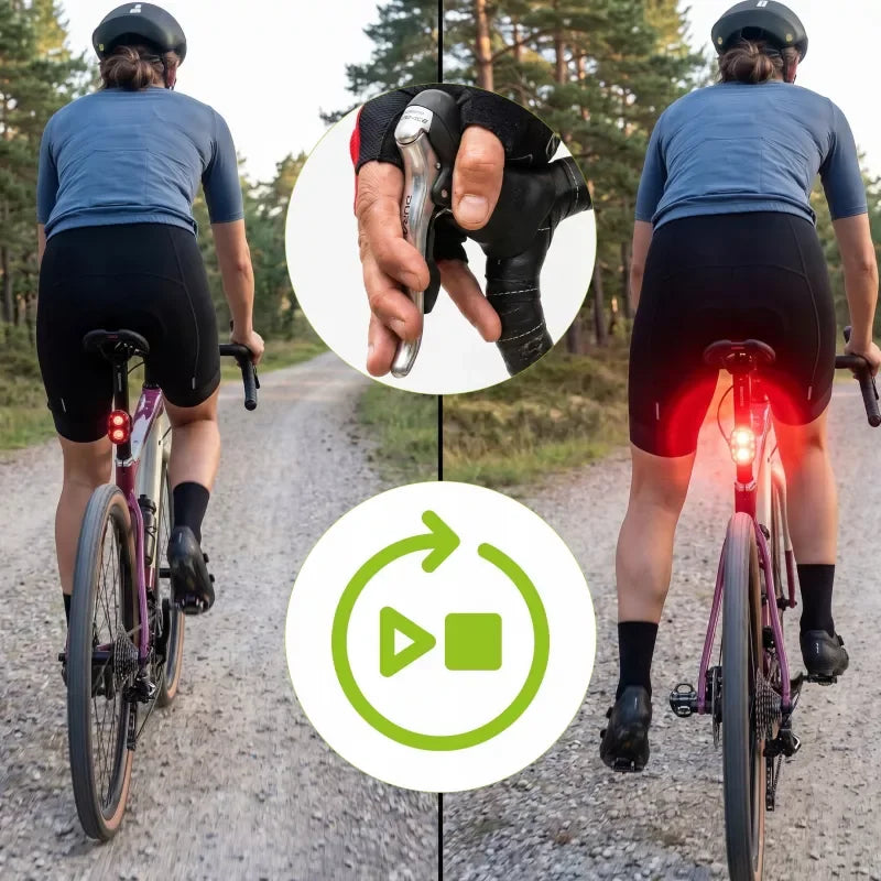 Rear Bike Light 700mAh 200lm Brake IPX6 VAR200 VAYOX - view 14
