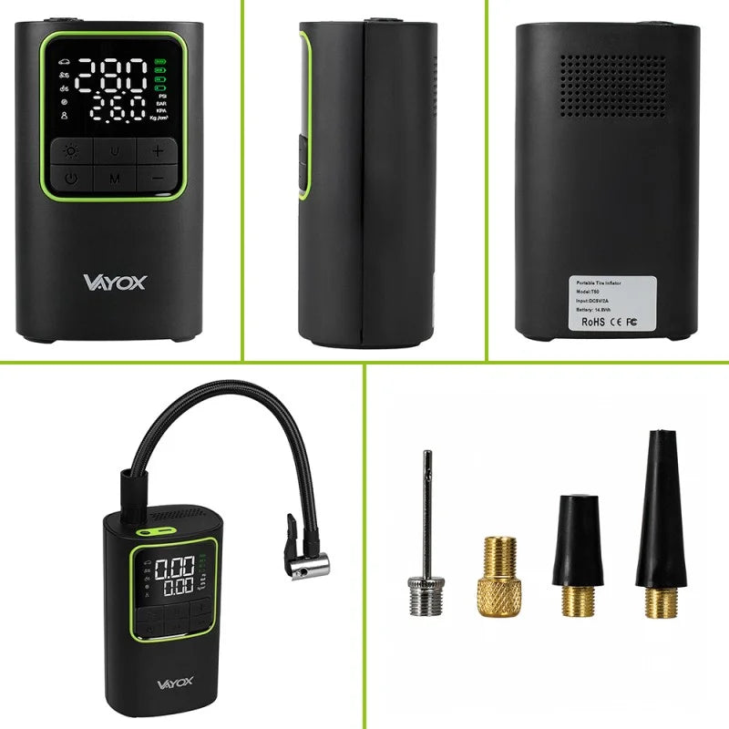 Rechargeable Air Pump 4000mAh 19mm Cylinder VA0409 VAYOX - view 10