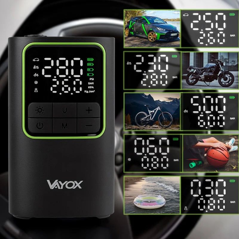 Rechargeable Air Pump 4000mAh 19mm Cylinder VA0409 VAYOX - view 2