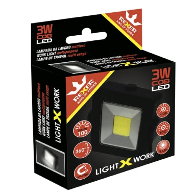 Φωτιστικό Εργασίας Rexer RX9059 COB LED – 3W 100lm, Μαγνητική Βάση & IPX4