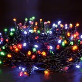 Λαμπάκια Σειράς RP 400 LED Πολύχρωμα 19,95 m – Προγράμματα, IP44 & Πράσινο Καλώδιο