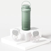 Momcozy S9 Pro Breast Pump + Breast Milk Cooler Bundle — Momcozy bundle on light grey background