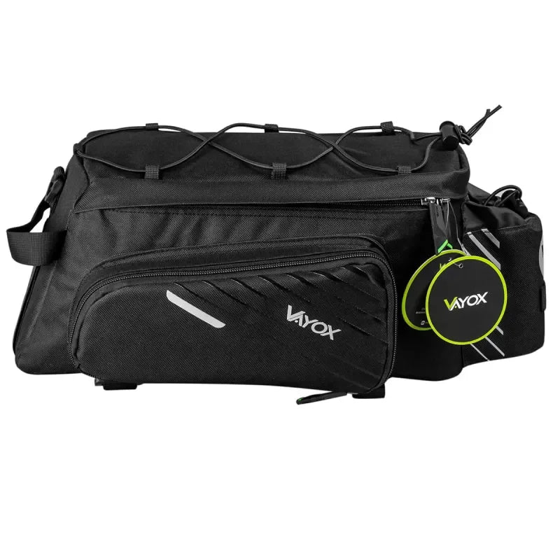 Single Bike Pannier Bag with Side Pockets 12L VA0171 VAYOX - view 6