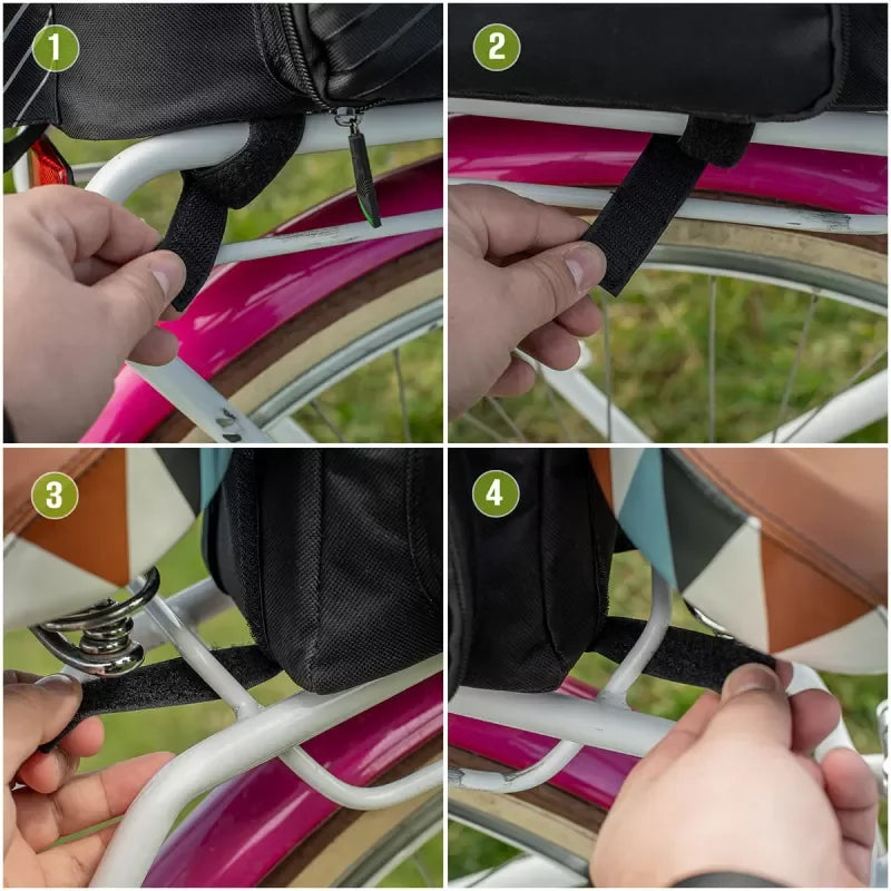 Single Bike Pannier Bag with Side Pockets 12L VA0171 VAYOX - view 7