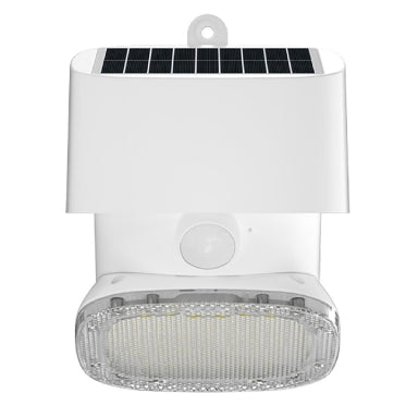 GBC SWL001WN Solar LED Wall Light 2000 lm 4000K – PIR Motion Sensor, IP54 & Rechargeable
