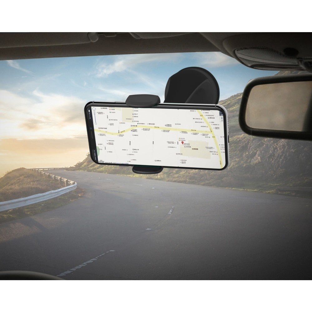 Techly I-SMART-VENT51 Car Phone Holder Windshield Suction — image 4