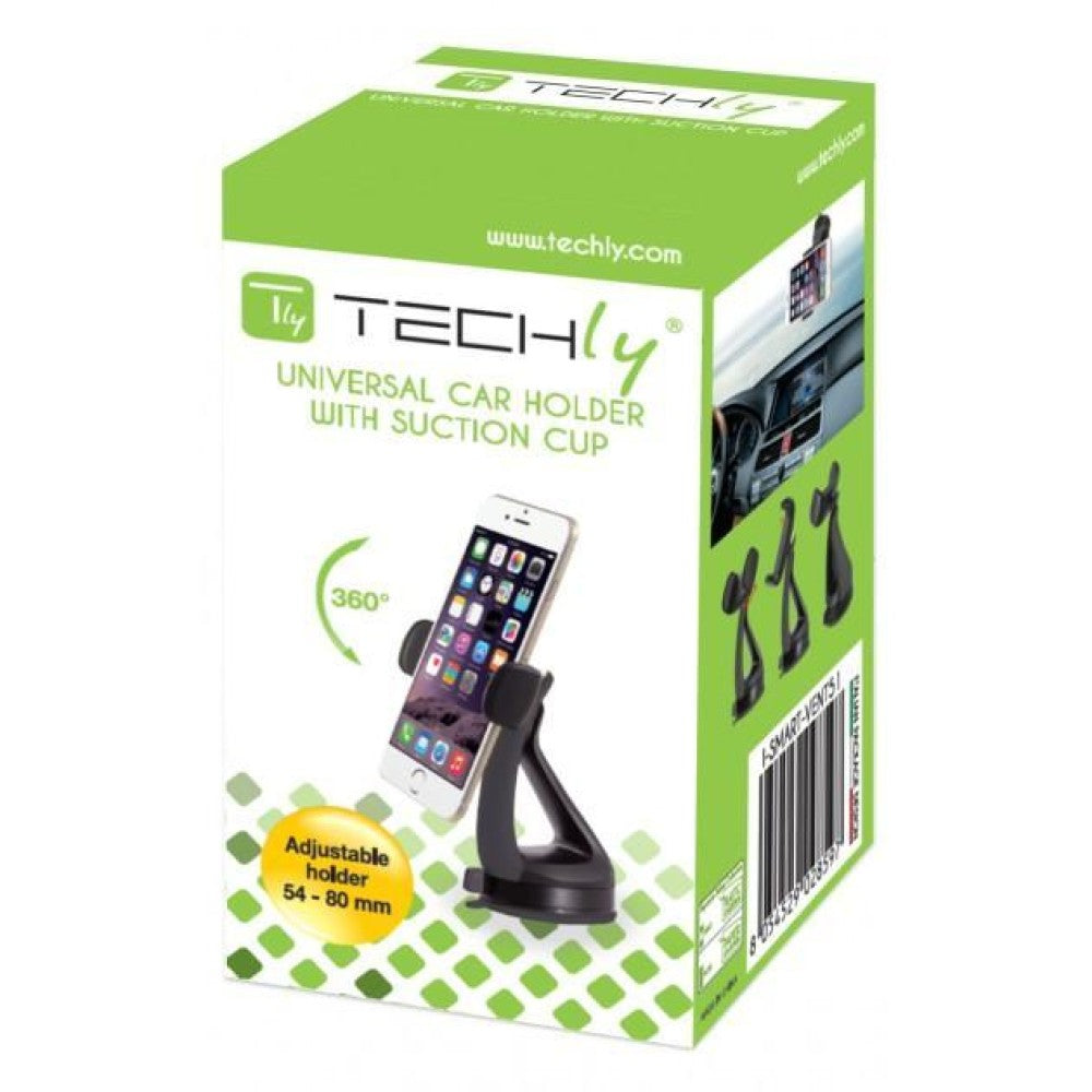 Techly I-SMART-VENT51 Car Phone Holder Windshield Suction — image 10