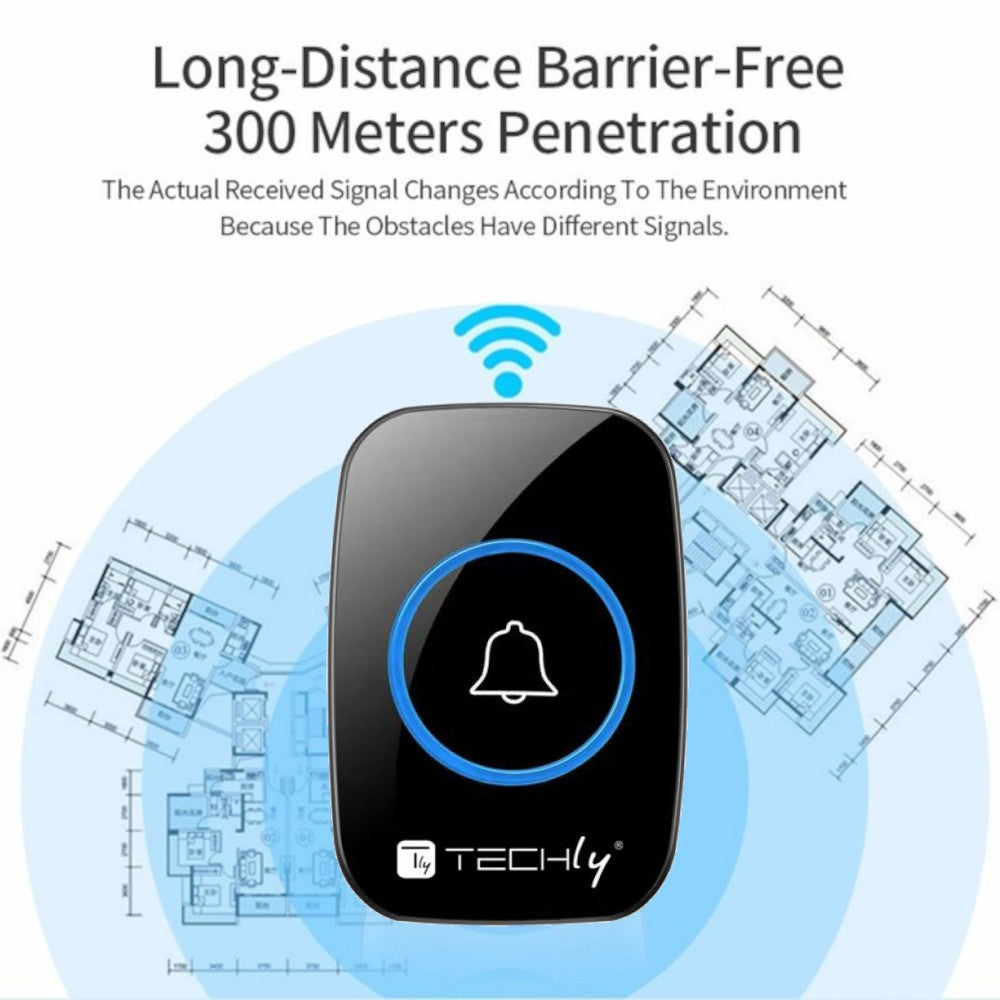 Techly I-BELL-RING04 Wireless Doorbell Kit — View 10