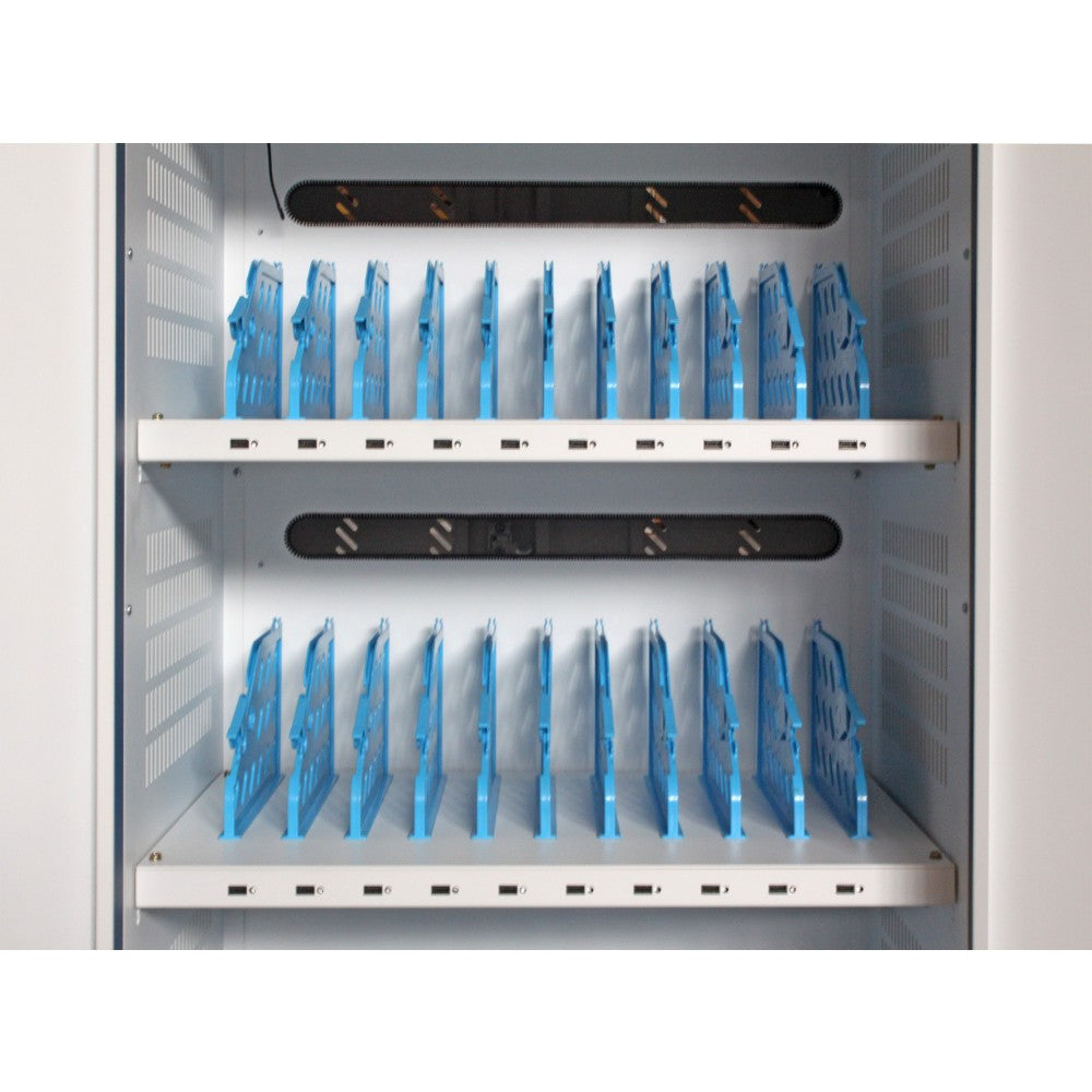 Techly I-CABINET-30DUTY/USB Charging Trolley 30 Devices AC + USB - view 6