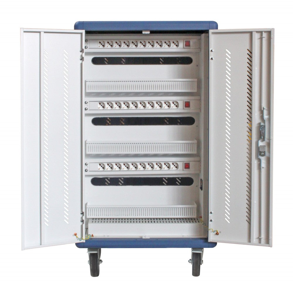 Techly I-CABINET-30DUTY/USB Charging Trolley 30 Devices AC + USB - view 7