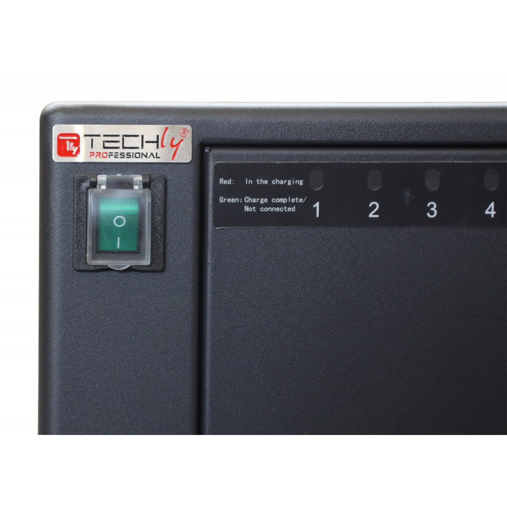 Techly I-CABINET-80DUTY USB Charging Trolley 80 Devices Black - view 9