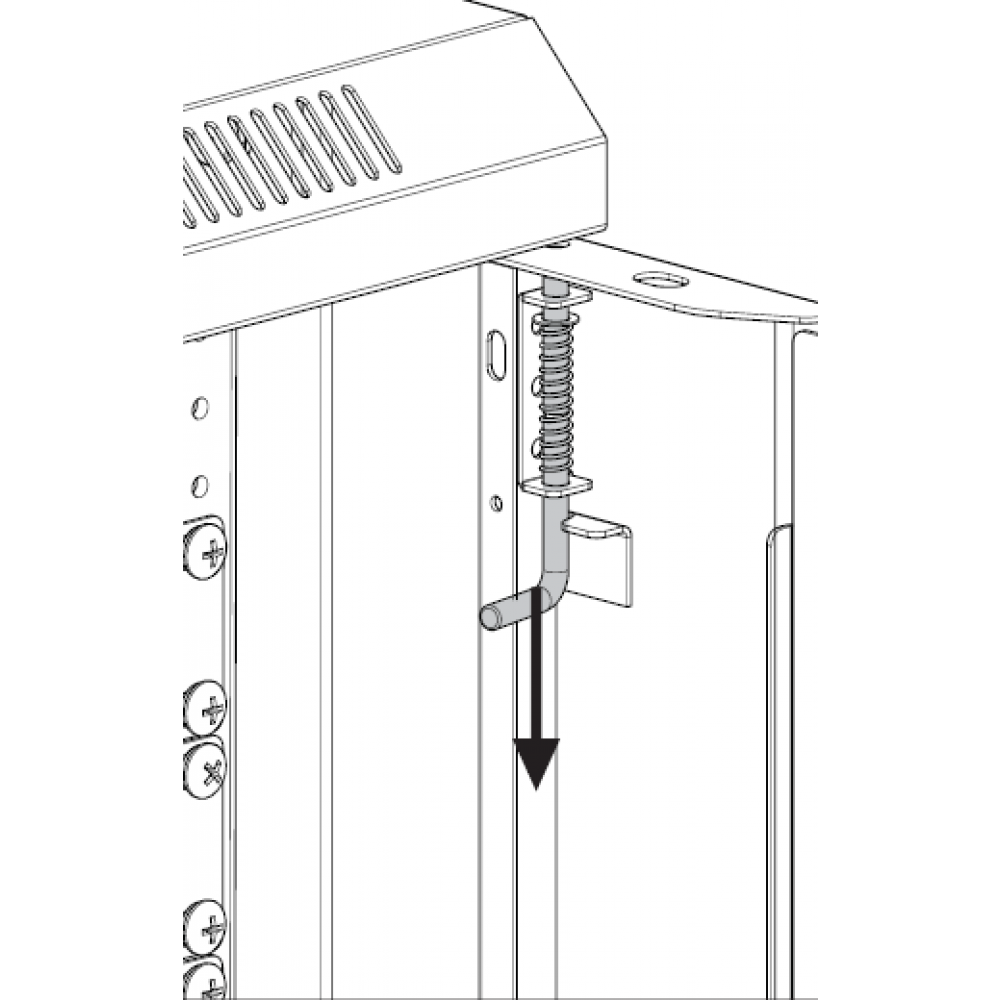 Techly I-CASE FP-2015BKTY Wall Rack 19" 15U 450mm Depth Black - view 10
