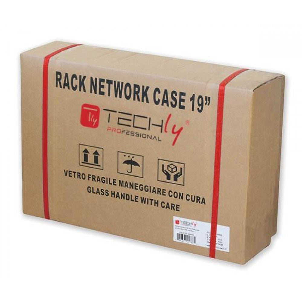 Techly I-CASE FP-2015BKTY Wall Rack 19" 15U 450mm Depth Black - view 2
