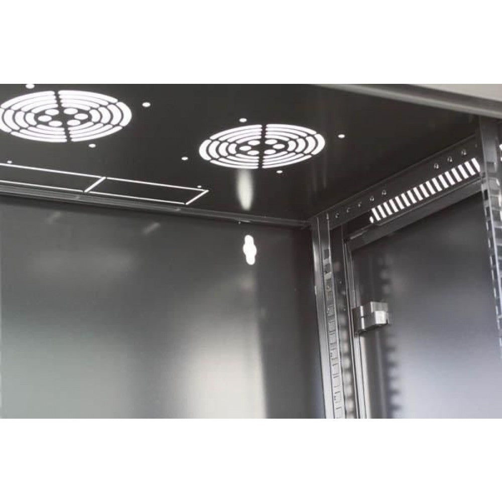 Techly I-CASE FP-2015BKTY Wall Rack 19" 15U 450mm Depth Black - view 7