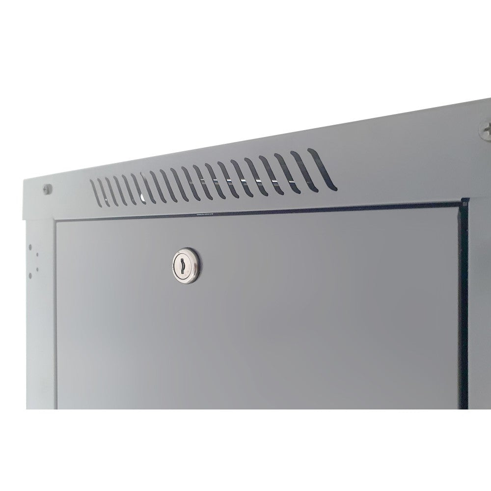 Techly I-CASE FP-4509G Wall Rack 19" 9U 450mm Depth Grey - view 7