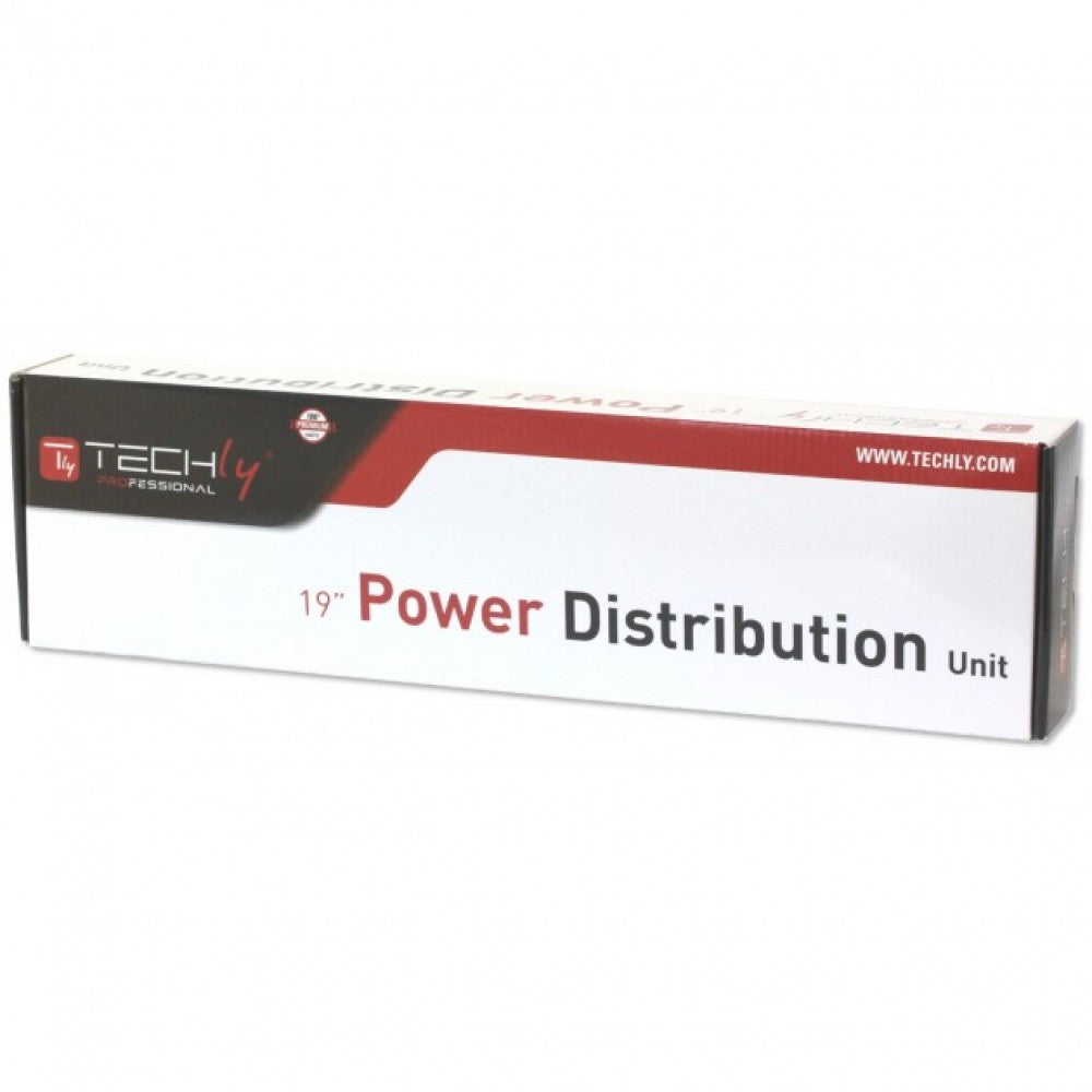 Techly I-CASE STRIP-12VDE 19" Vertical Rack PDU 12 VDE Outlets, 3.5 kW - view 7