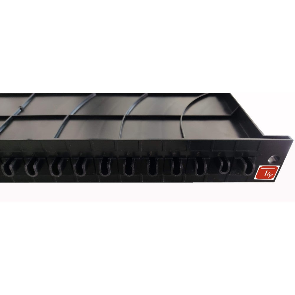 Techly I-CASE TRAY-ORG600 Cable Management Shelf 24 Ports for 19" Rack 600mm - view 5