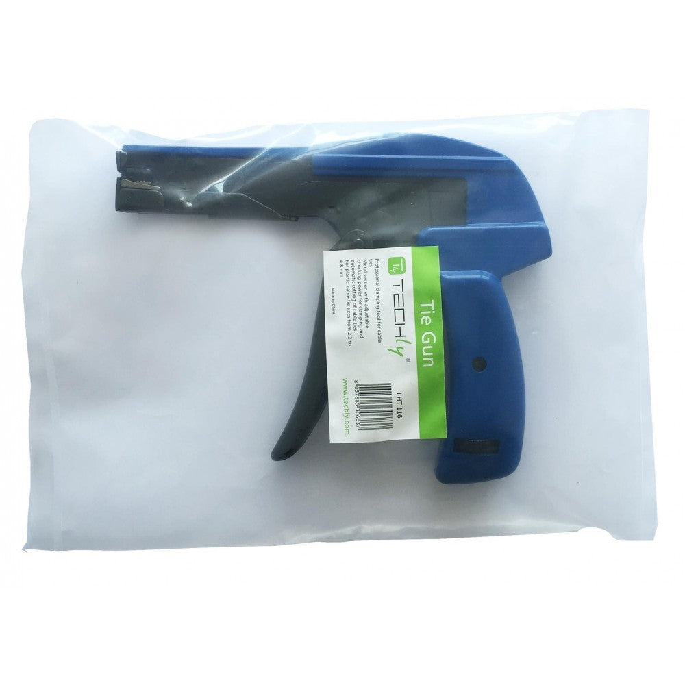 Techly I-HT 116 Front-Grip Cable Tie Gun with Cutter - view 2