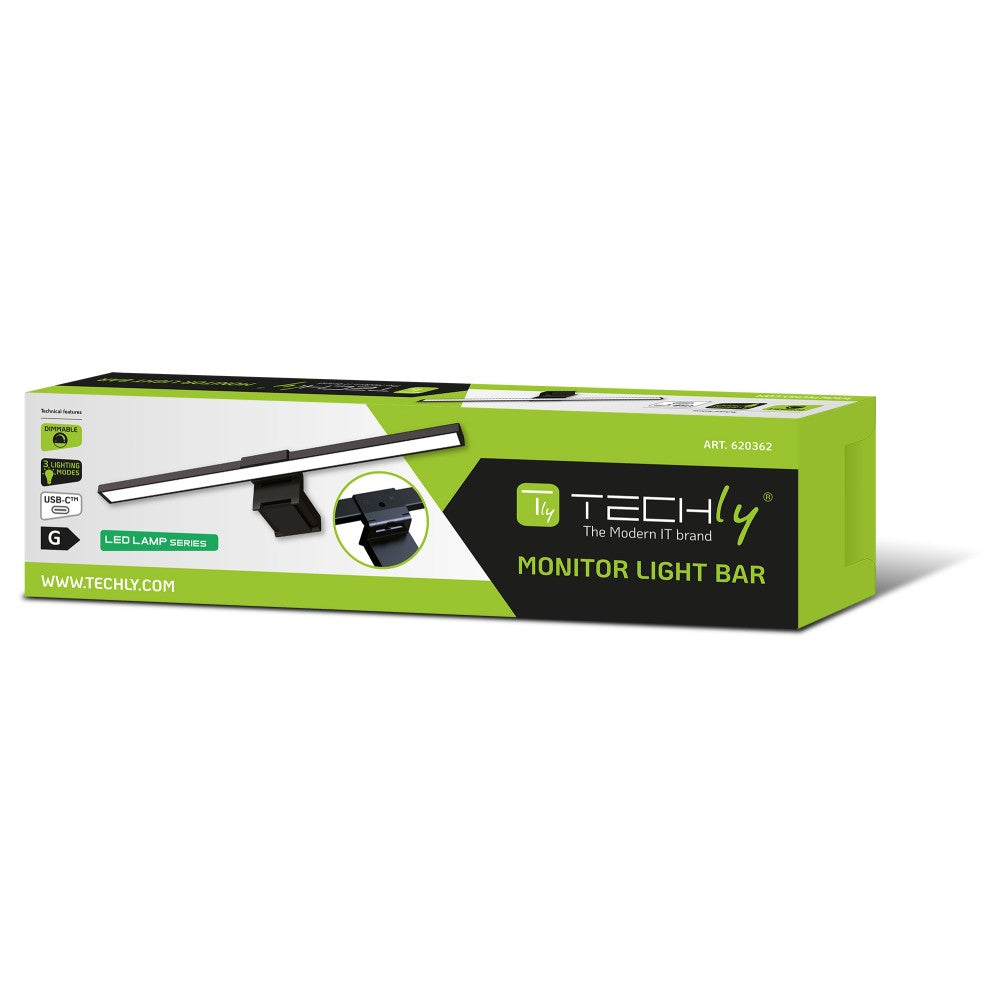 Techly I-LAMP-DSK11 USB-C Monitor Light Bar 66 LED 5W - view 2
