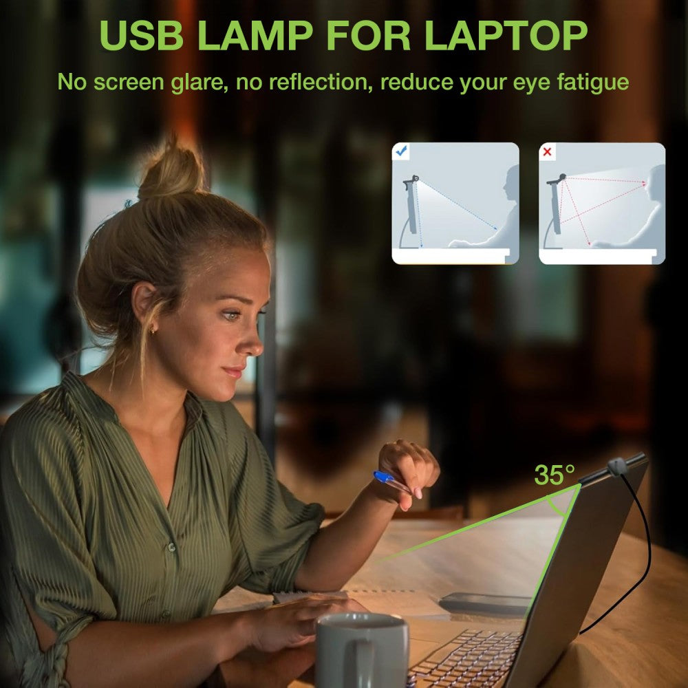 Techly I-LAMP-DSK11 USB-C Monitor Light Bar 66 LED 5W - view 3
