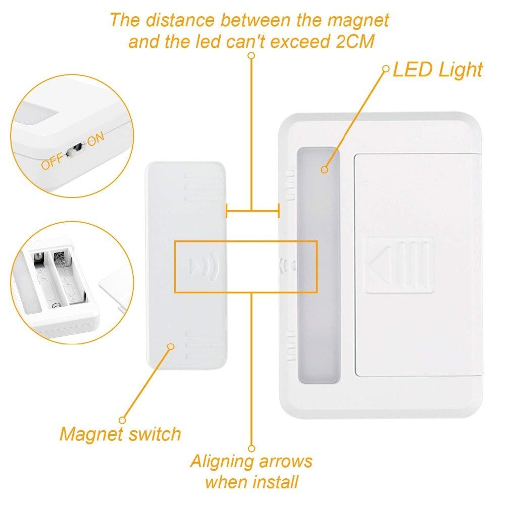 Techly I-LED-A-CABINET Magnetic LED Cabinet Light 0.5W - view 3