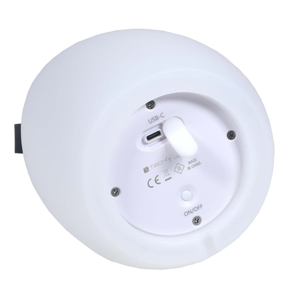 Techly I-LED Table2 LED Lamp with Handle, Remote and Bluetooth Speaker - view 2