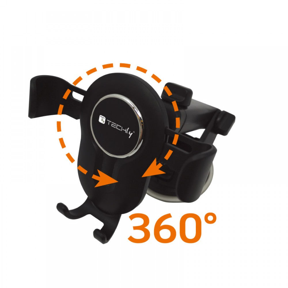 Techly I-SMART-VENT-GRAV Gravity Car Holder Suction Cup — image 5