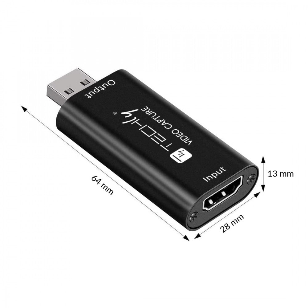 Techly I-USB-VIDEO-1080TY USB HDMI 1080p Video Capture Card - view 5