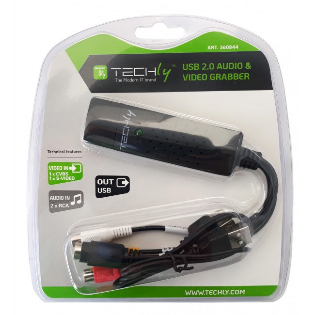 Techly I-USB-VIDEO-700TY USB 2.0 Audio Video Grabber — View 2