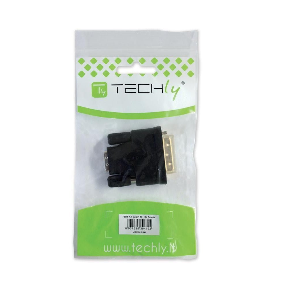 Techly IADAP DVI-HDMI-F HDMI Female to DVI-D Male Adapter - view 2