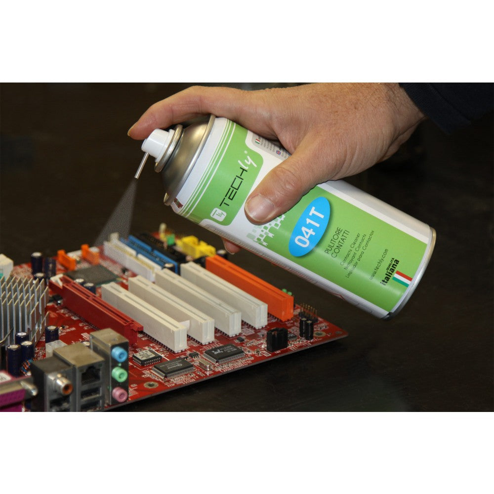 Techly ICA-CA 041T Electrical Contacts Cleaning Spray 400ml - view 2