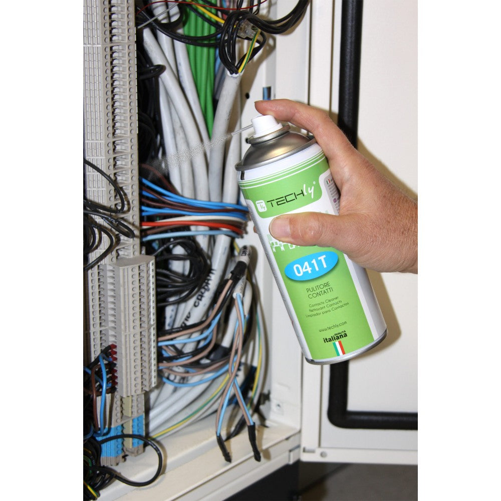 Techly ICA-CA 041T Electrical Contacts Cleaning Spray 400ml - view 3