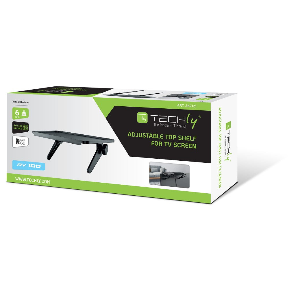 Techly ICA-DRS 902 Wall Shelf for Decoders, Routers and Remotes - view 2
