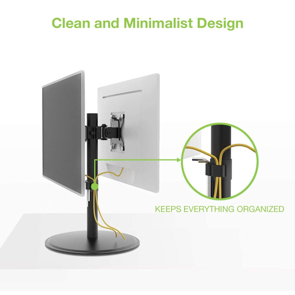 Techly ICA-LCD 402 Dual Monitor Desktop Stand 13-32" - view 6