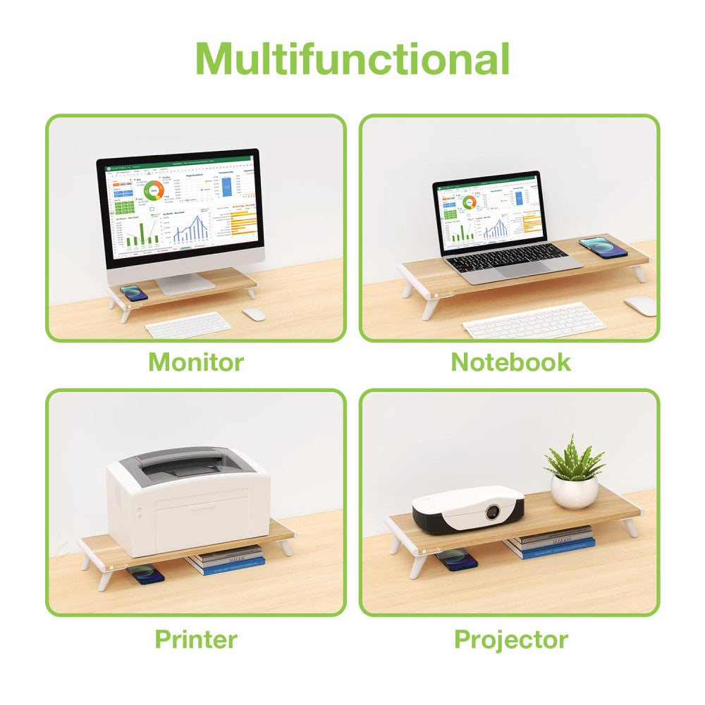 Techly ICA-MS 114 Adjustable Ergonomic Monitor Stand with Drawer - view 11