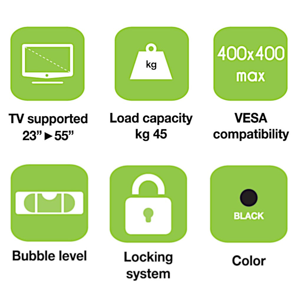 Techly ICA-PLB 133MTY Tilting Wall Mount for 23-55" TV - view 9