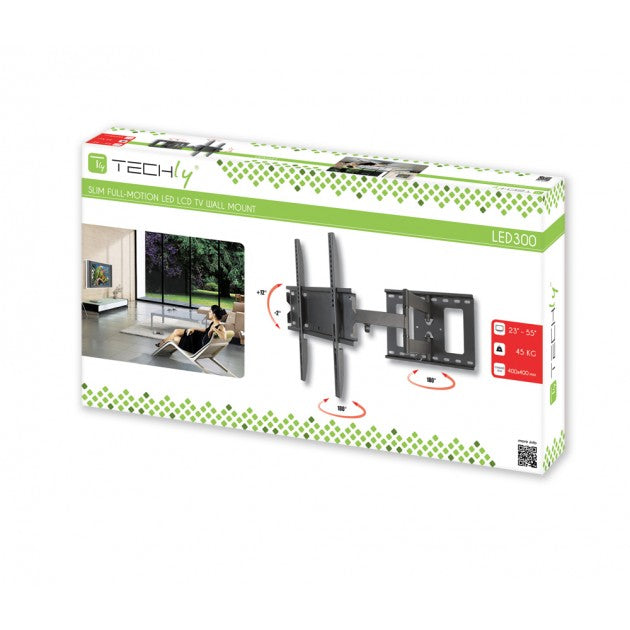 Techly ICA-PLB 148M Full-Motion Wall Mount 23-55" TV, 45 kg - view 2