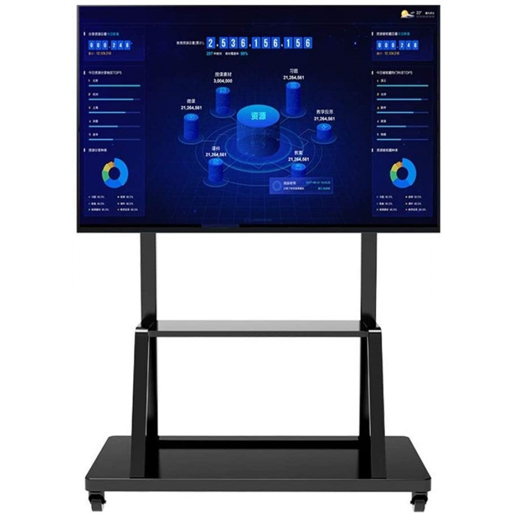 Techly ICA-TR30 TV Trolley with Shelf for 55-100" - view 2