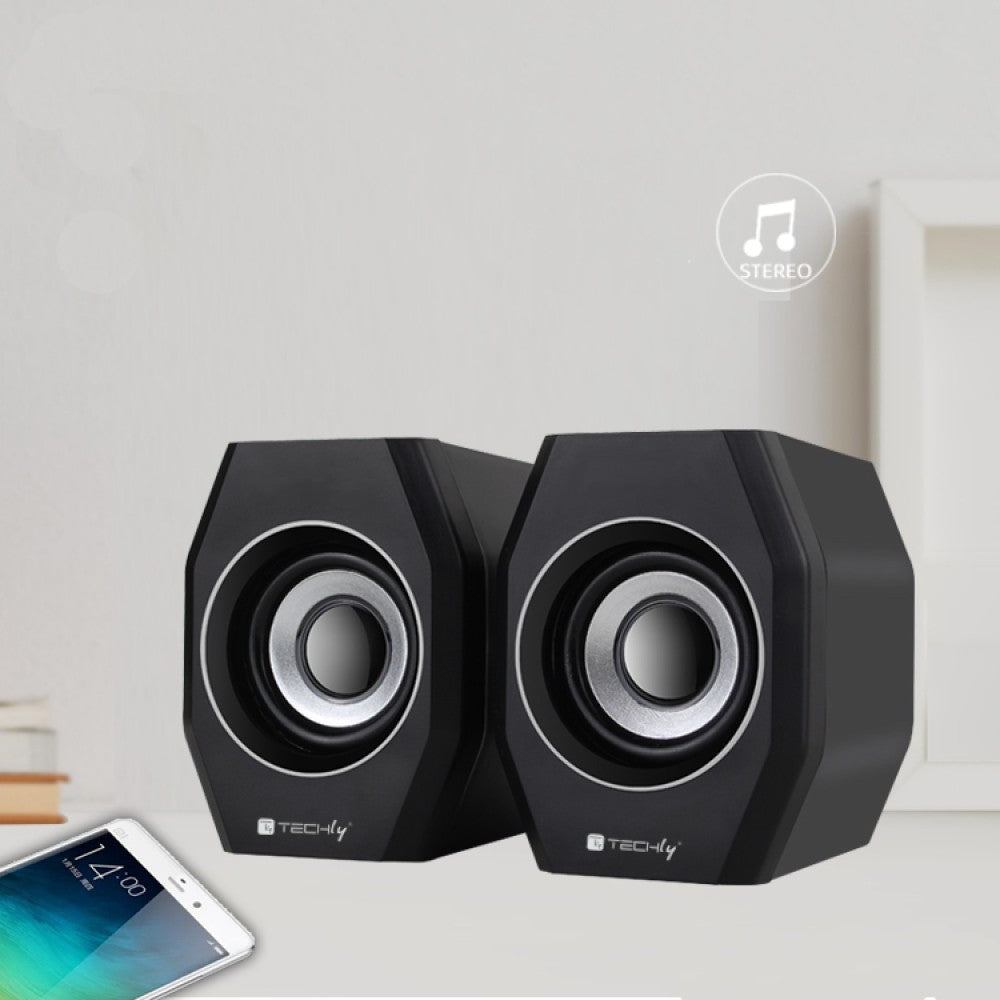 Techly ICC SP-320STY USB PC Speakers — View 10