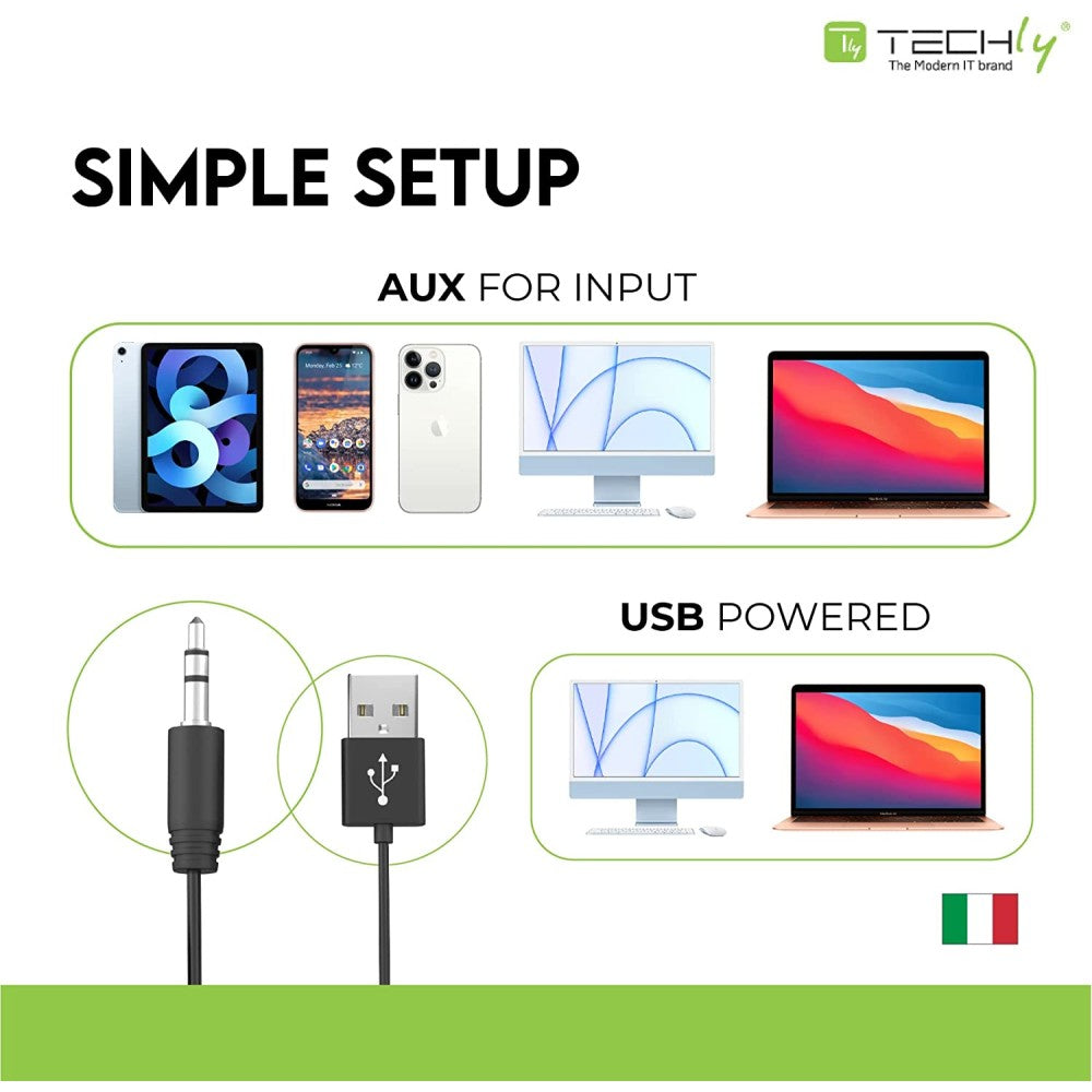 Techly ICC SP-320STY USB PC Speakers — View 5