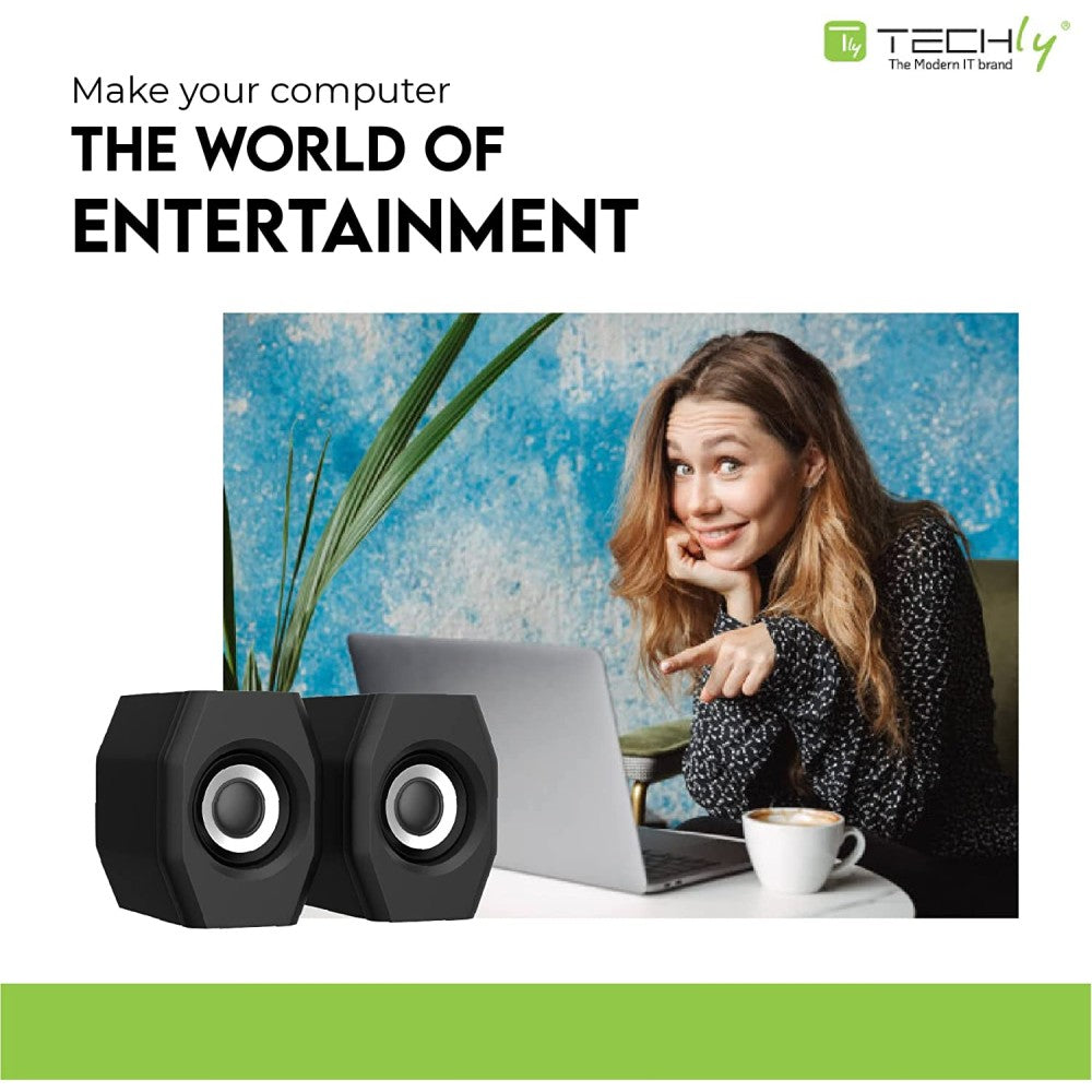 Techly ICC SP-320STY USB PC Speakers — View 8