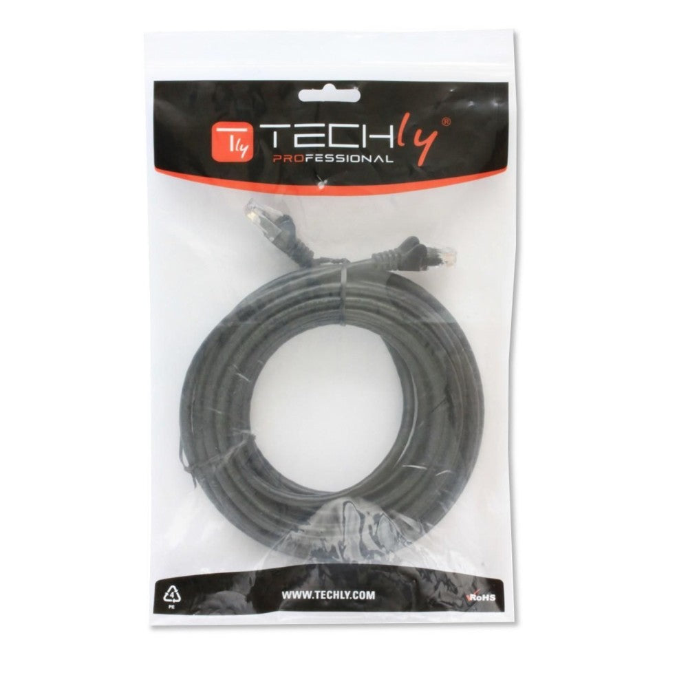 Techly ICOC CCA6U-010-BKT Black Cat.6 UTP CCA Patch Cable 1 m - view 2