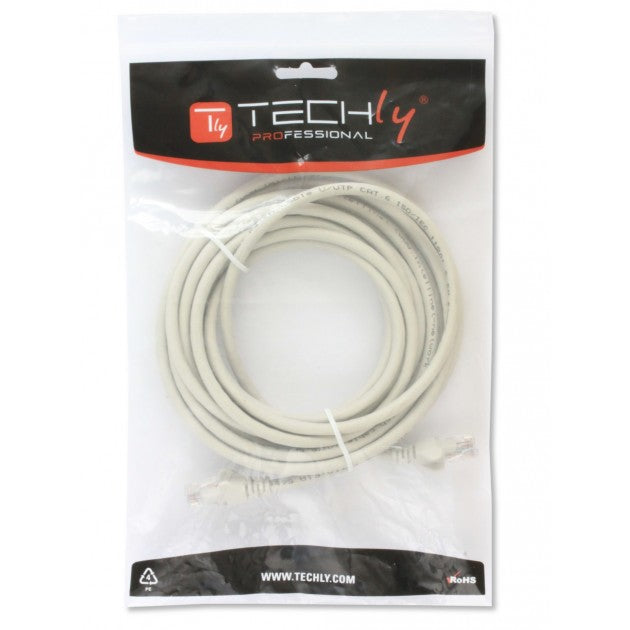 Techly ICOC CCA6U-010-WHT White Cat.6 UTP CCA Patch Cable 1 m - view 2