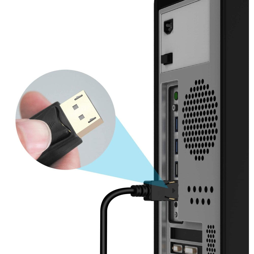 Techly ICOC DSP-H12-020 DisplayPort 1.2 to HDMI 4K Cable 2m - View 6