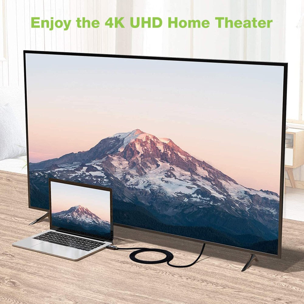 Techly ICOC DSP-H12-020 DisplayPort 1.2 to HDMI 4K Cable 2m - View 9