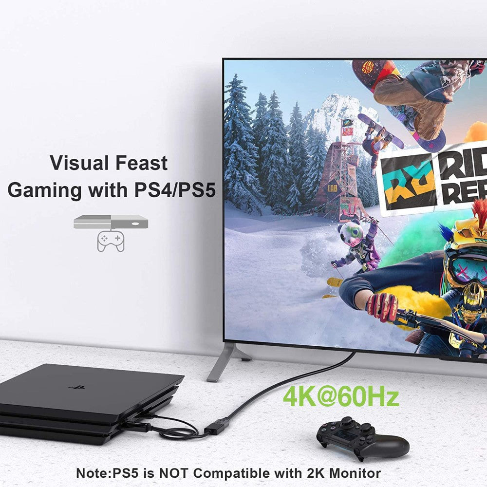 Techly ICOC HDMI-DP12A60 HDMI to DisplayPort Adapter 4K @60Hz - View 4