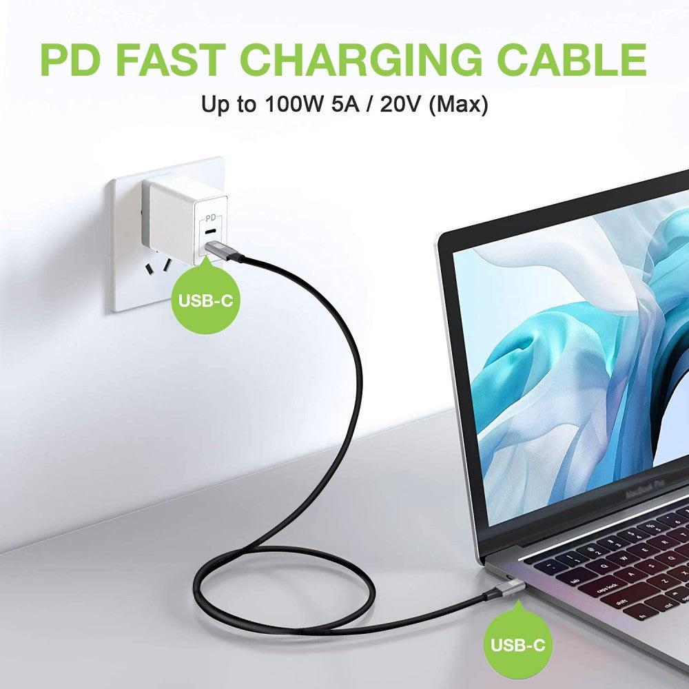 Καλώδιο Techly ICOC MUSB322-CM-010 USB-C 3.2 Gen 2 1 m – 10 Gbps, 100 W PD & Αναστρέψιμο