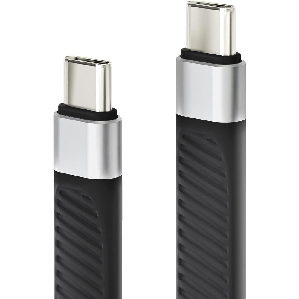 Techly ICOC USBC-FL-U4 USB-C to USB-C Flat FPC Cable 12.4cm 100W - view 3