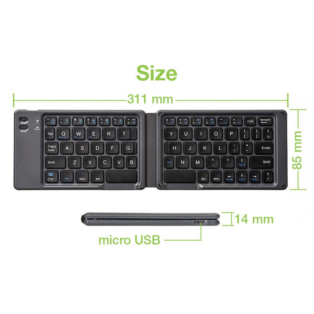 Techly ICTB1208F Foldable Bluetooth Keyboard — View 5